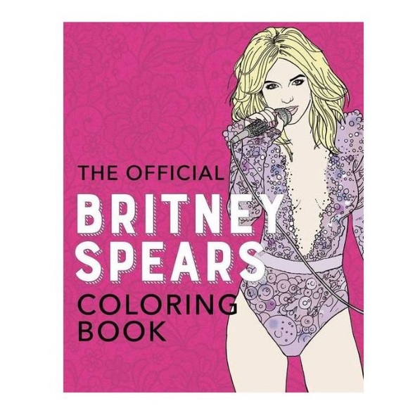 NEW The Official Britney Spears Coloring Book - Picture 1 of 4